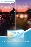 MAXVUE Hi TORIC Silicone Hydrogel Contact Lenses for Astigmatism (2pcs)