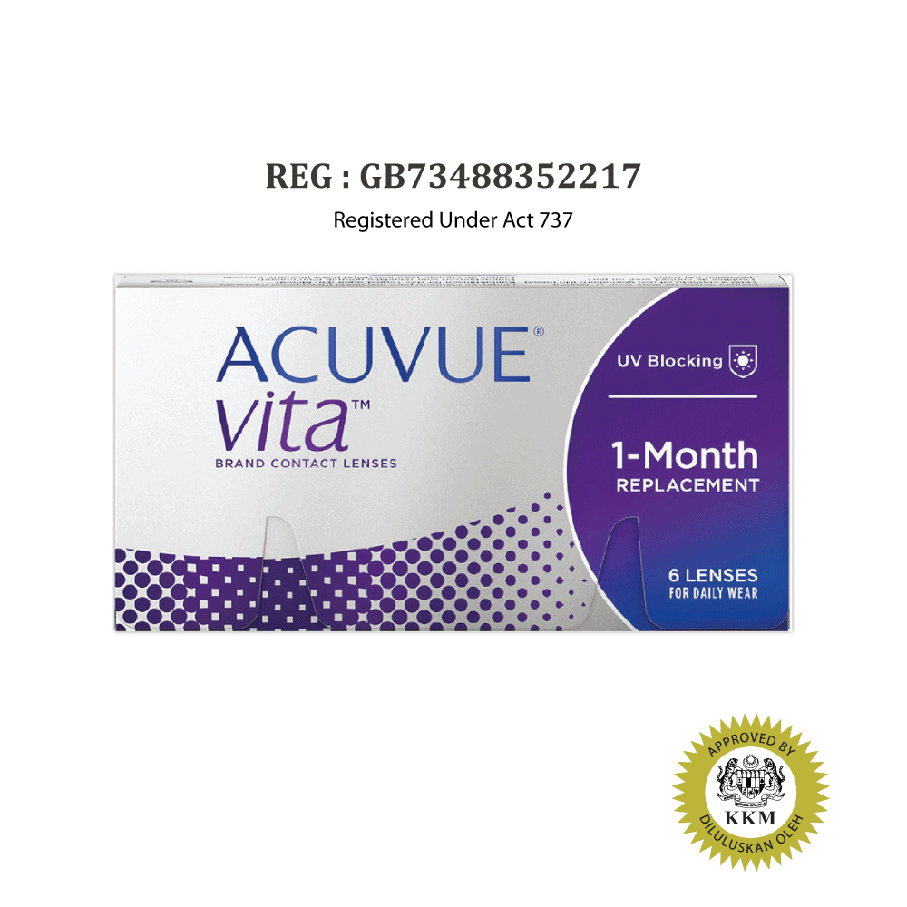 Acuvue Vita (6 PCS) + [FREE 1 pc]