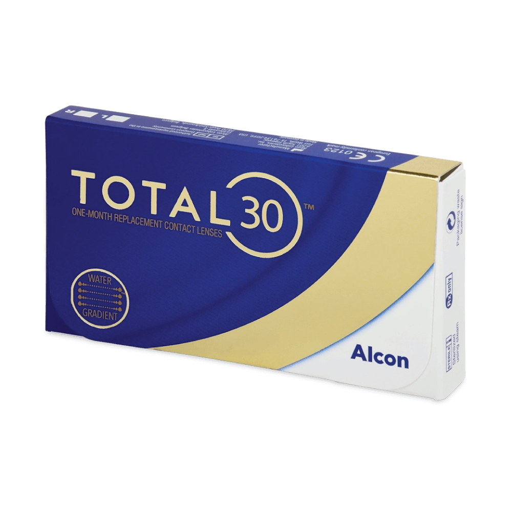 Alcon Total 30 Monthly Contact Lenses (3 pcs) + [FREE 1 pc]