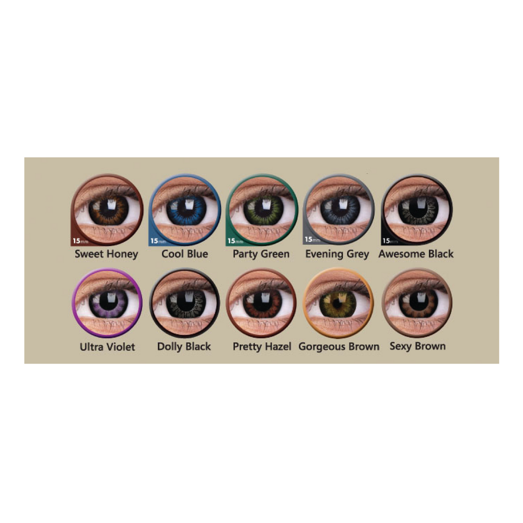 Colourvue Big Eyes (3 Months) (2 PCS)